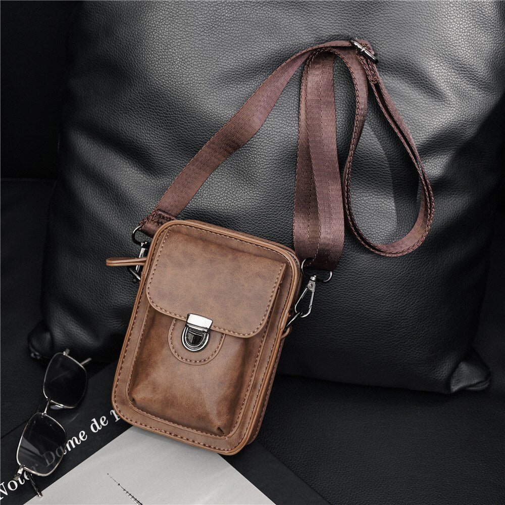 Vintage Mini Men's Crossbody Bag_brown2