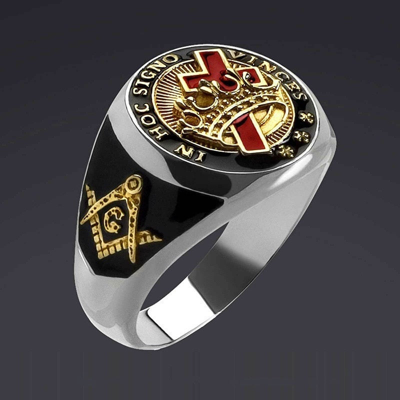 European And American Style Skeleton Cross Ring2