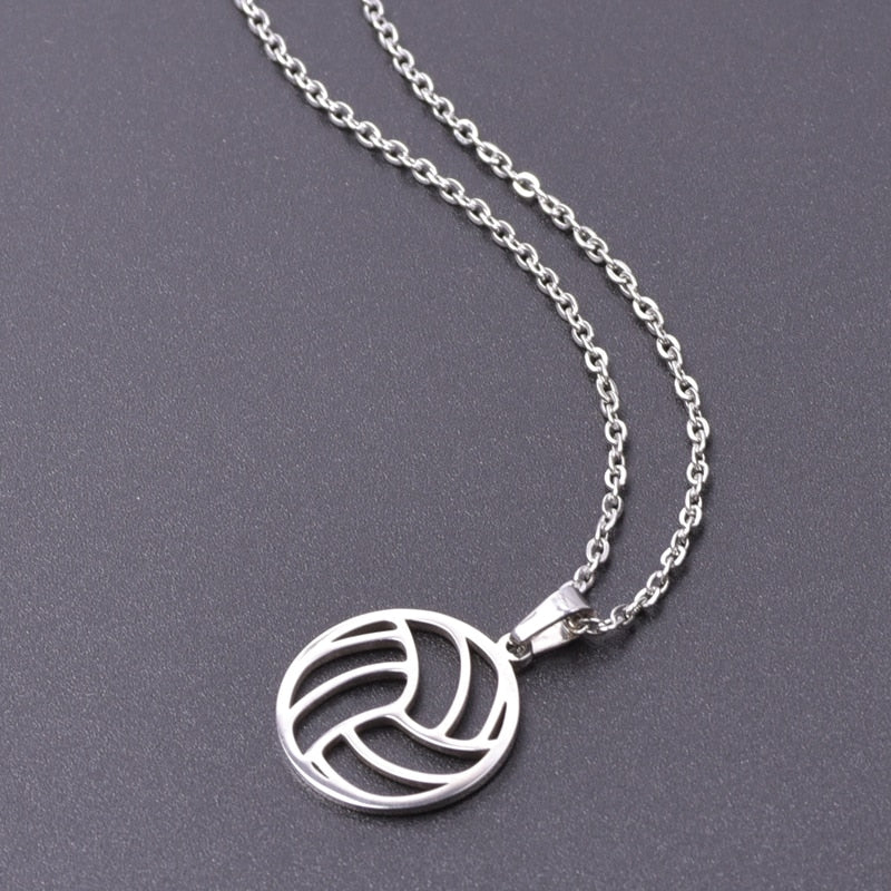 Ball Sports Symbol Necklace Volleyball