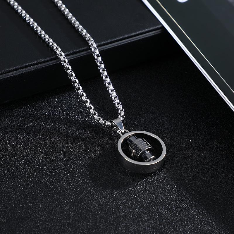 Lucky Wheel Necklace Lying
